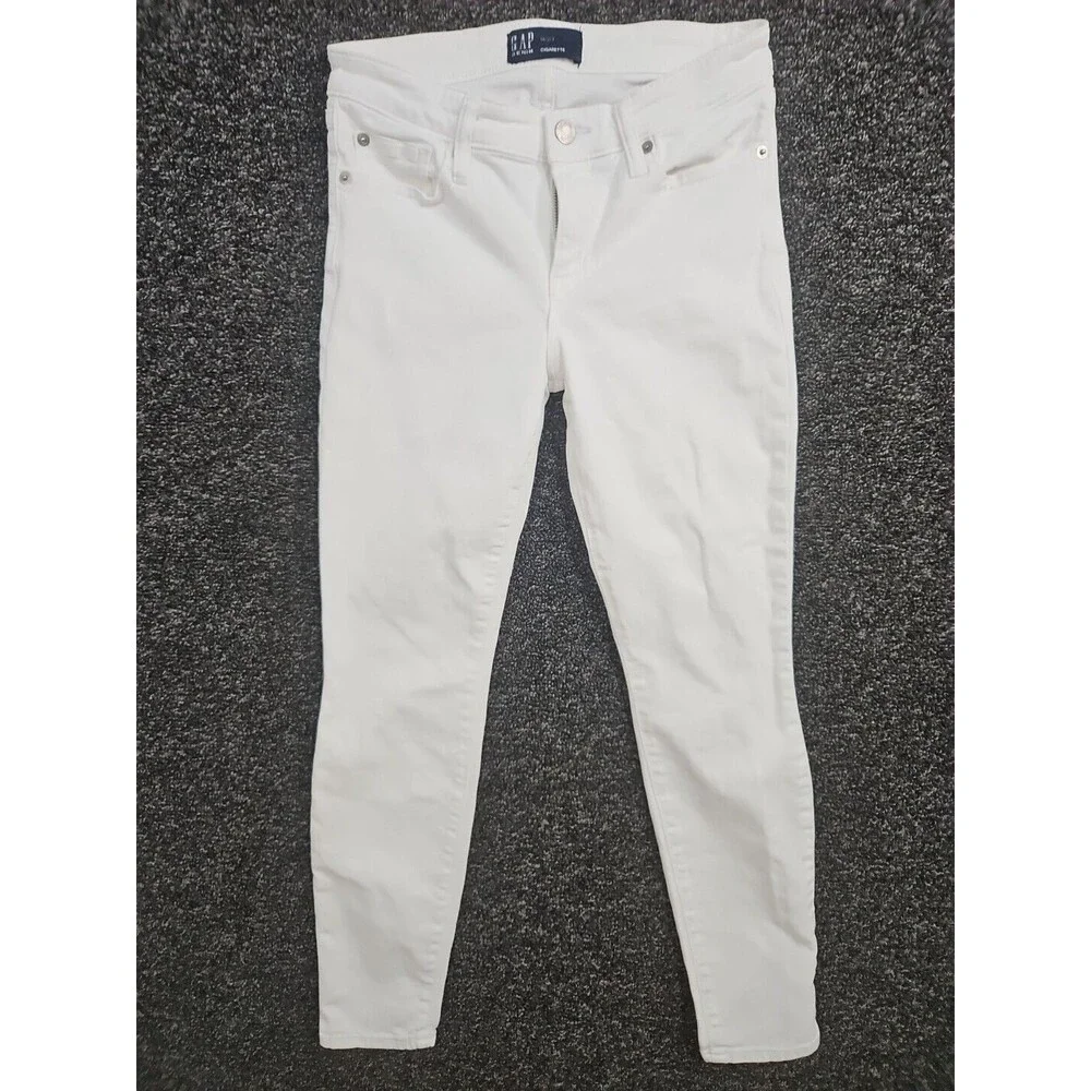 Gap High Rise Cigarette Ankle Jeans 25 Regular 14/32 T